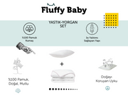Fluffy Bebek Yastık - Yorgan Seti