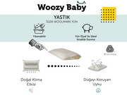 Woozy Yün Yıkanabilir Kılıflı Bebek Yastığı